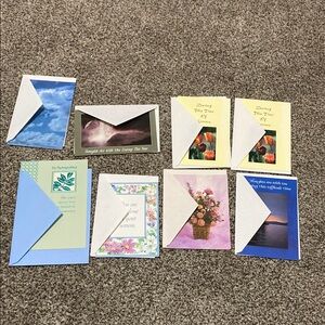 Assorted 8 Sympathy Cards with Envelopes